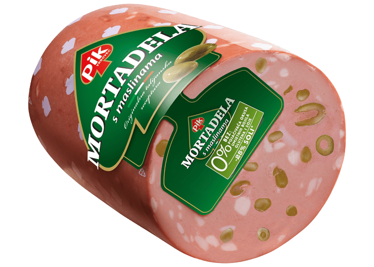 Mortadella with olives