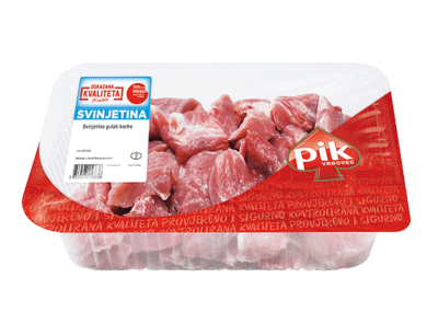 Pork goulash cubes