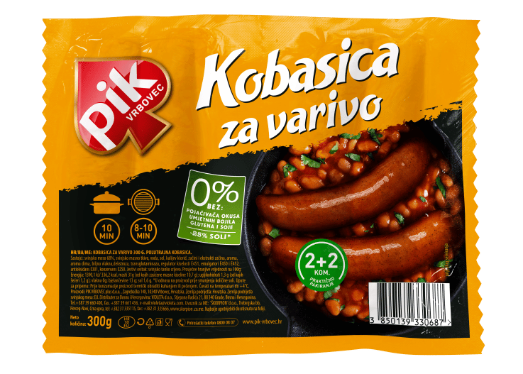 pik vrbovec kobasice za varivo
